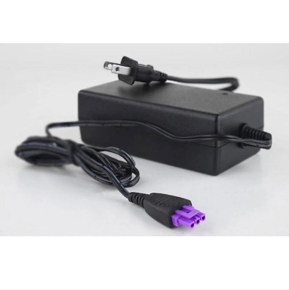 HP Black Power Adapter with Purple Connector - Picture 2 of 3